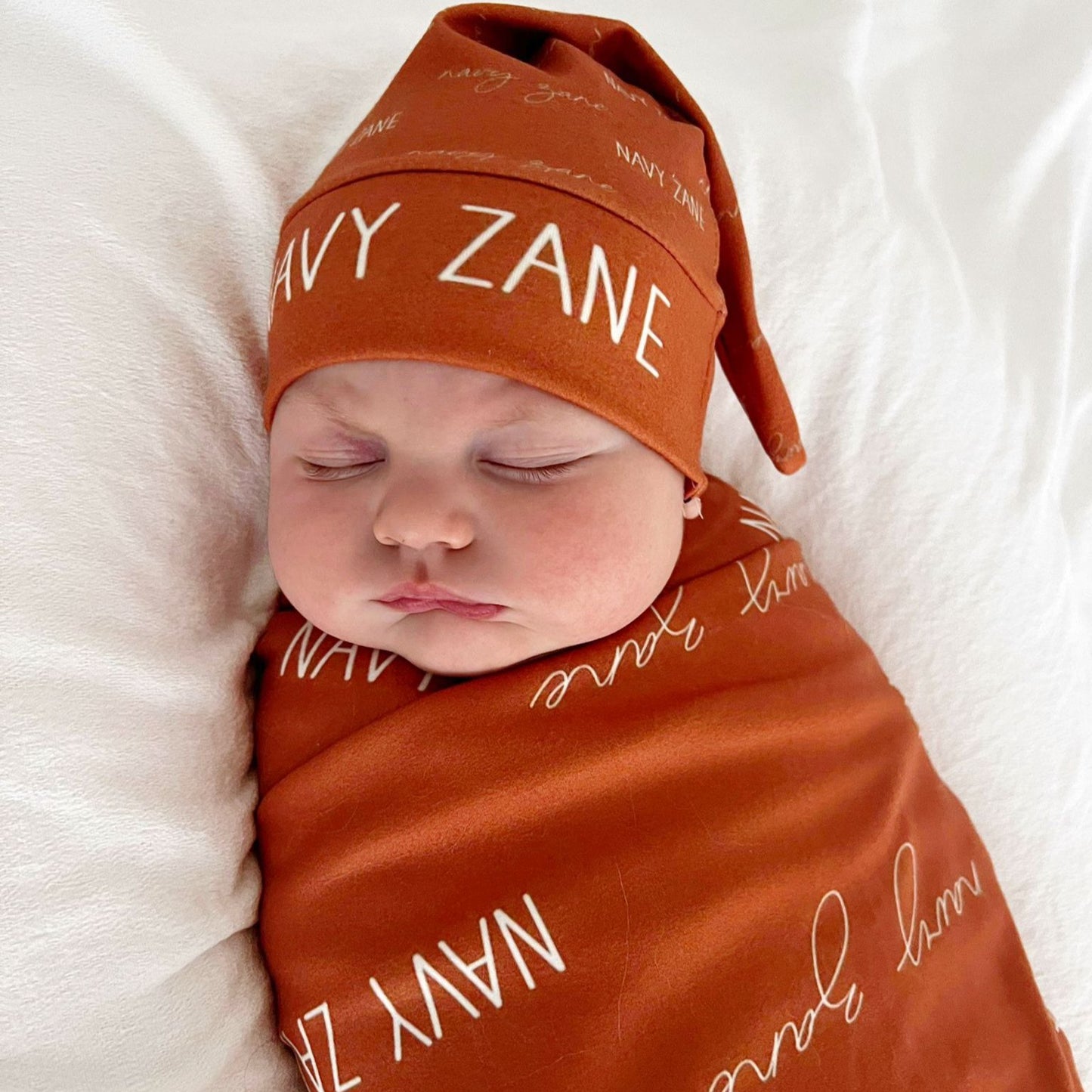 Personalised Name Swaddle